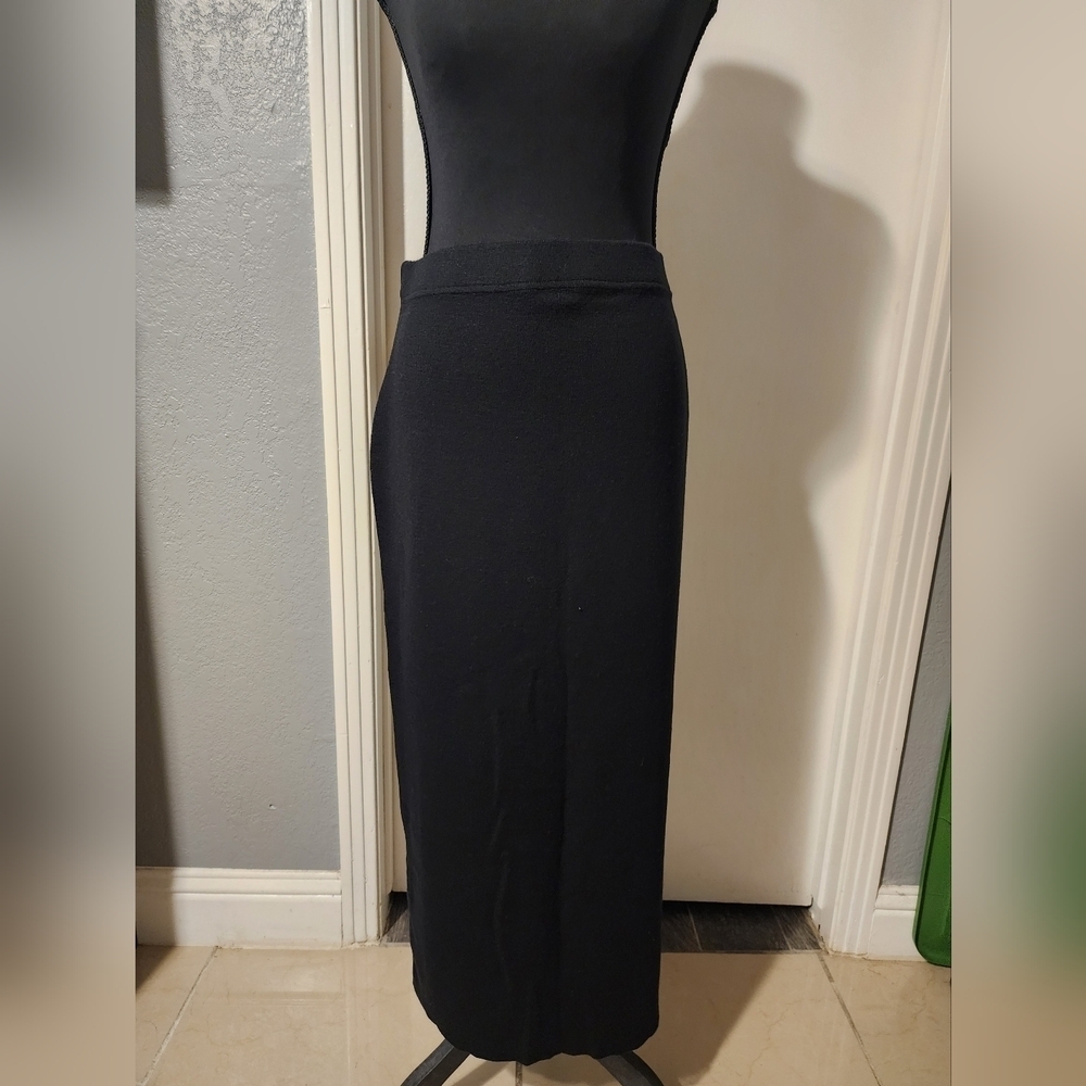 Epogee Black Maxi Skirt Size L